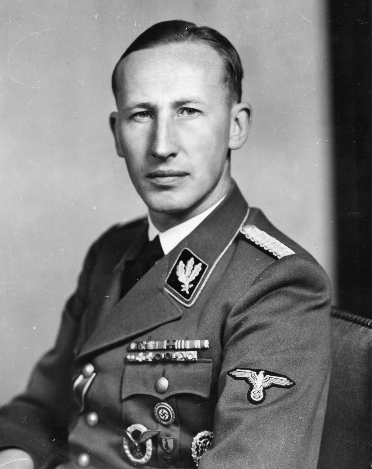 Reinhard Heydrich, a high-ranking Nazi official during World War II.